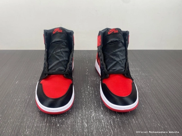 Official Maikesneakers OG Air Jordan WMNS FD4810-061 Satin 1 High Bred 0717